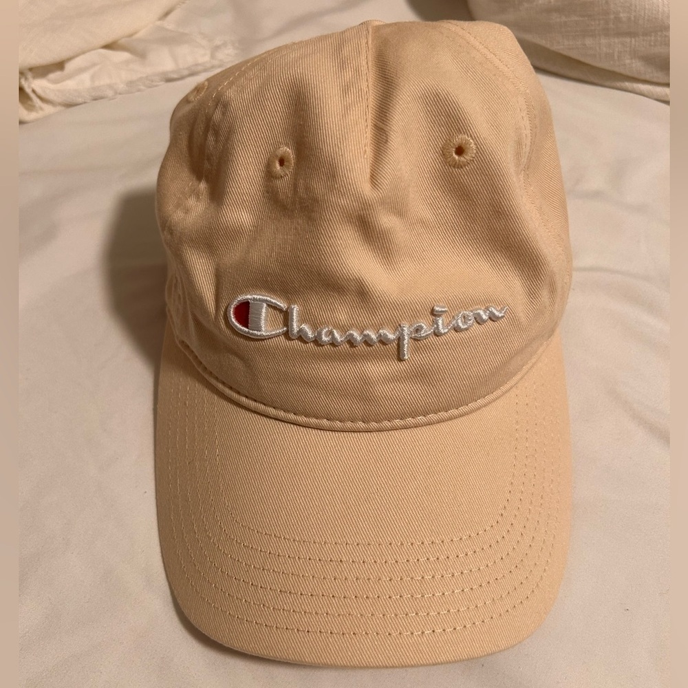 NWOT Champion Tan Baseball Cap